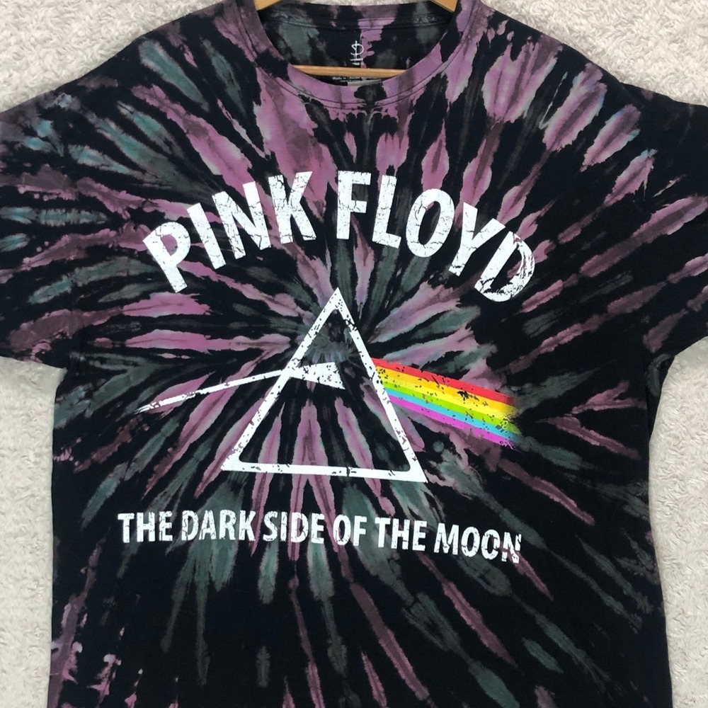 Pink Floyd‎ Tie Dye T-Shirt Dark Side of the Moon Graphic Tee Men's Size XL